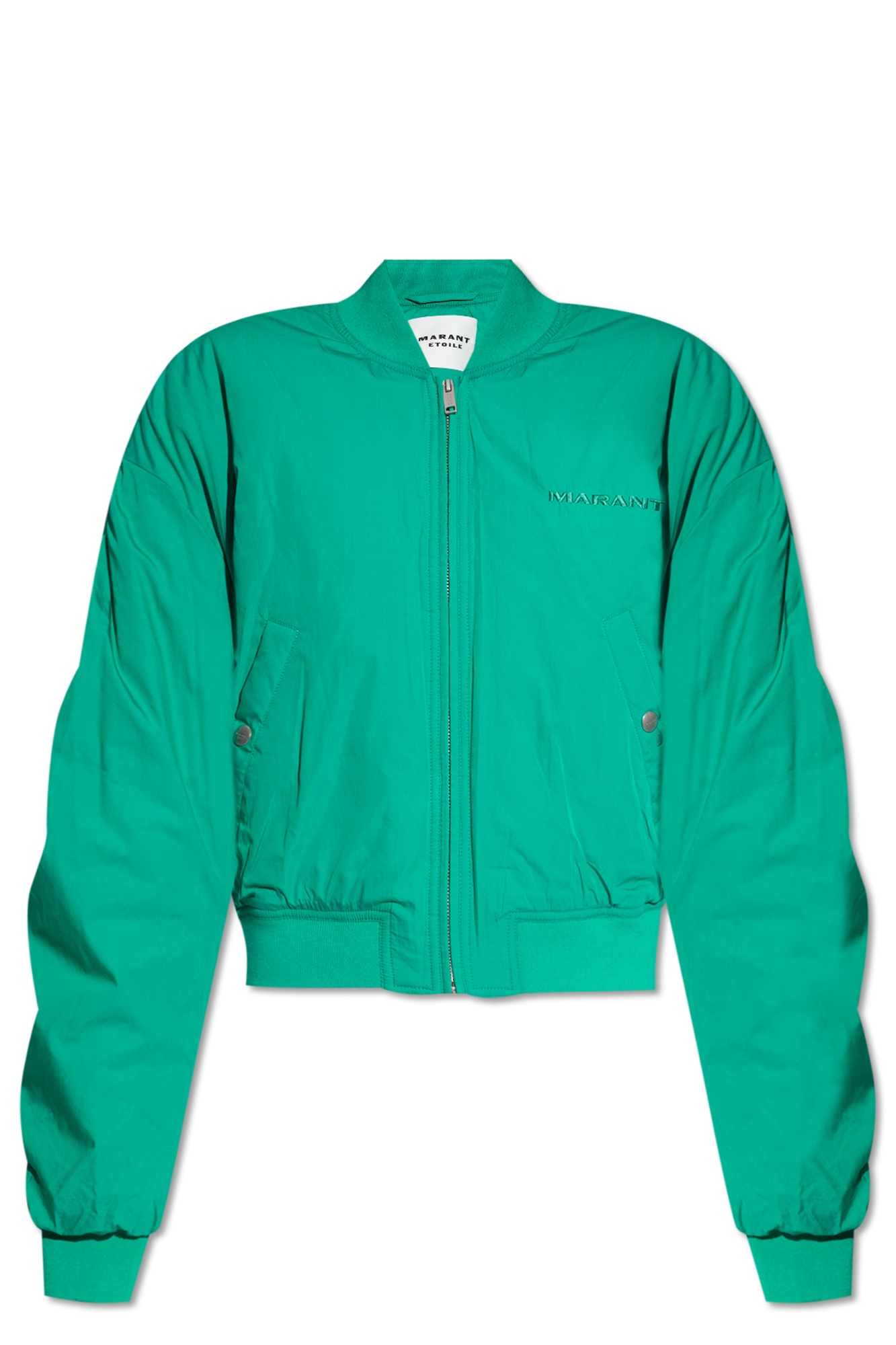 Bright green bomber clearance jacket